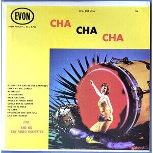Jose & His San Paulo Orchestra LP - Cha Cha Cha- Evon 180g EX/VG+ Latin